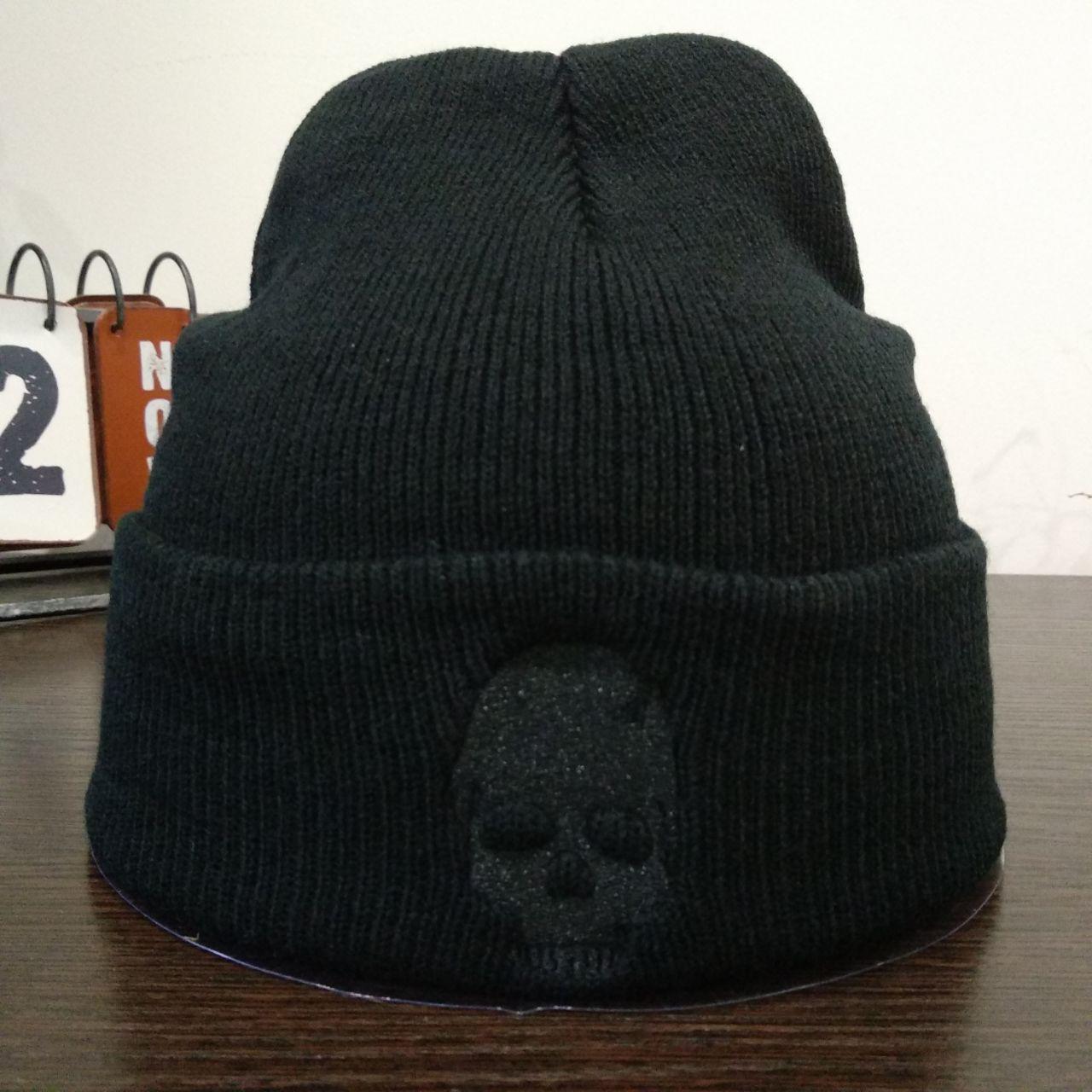 Шапка Skull Чорний Череп Чорна