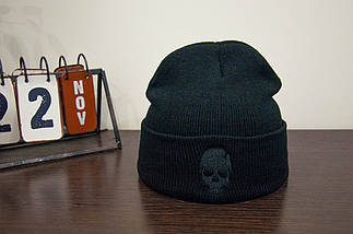 Шапка Skull Чорний Череп Чорна, фото 3