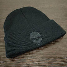 Шапка Skull Чорний Череп Чорна, фото 5