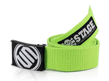 Ремінь Пояс Skull Stage UN Kiks Салатовий 110 см