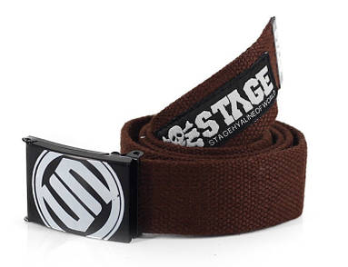 Ремінь Пояс Skull Stage UN Kiks Коричневий 110 см
