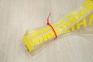 Ремінь Пояс Off White Clear Original прозорий Жовтий 160 см, фото 4