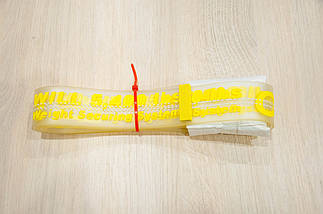 Ремінь Пояс Off White Clear Original прозорий Жовтий 160 см, фото 5
