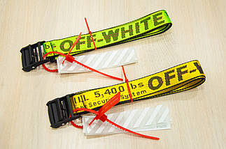 Ремінь Пояс Off White Original Belt Зелений 150 см, фото 5