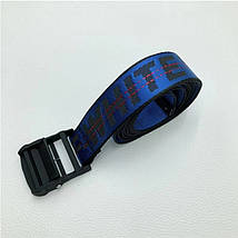 Ремінь Пояс Off White Original Belt Синій 150 см, фото 3