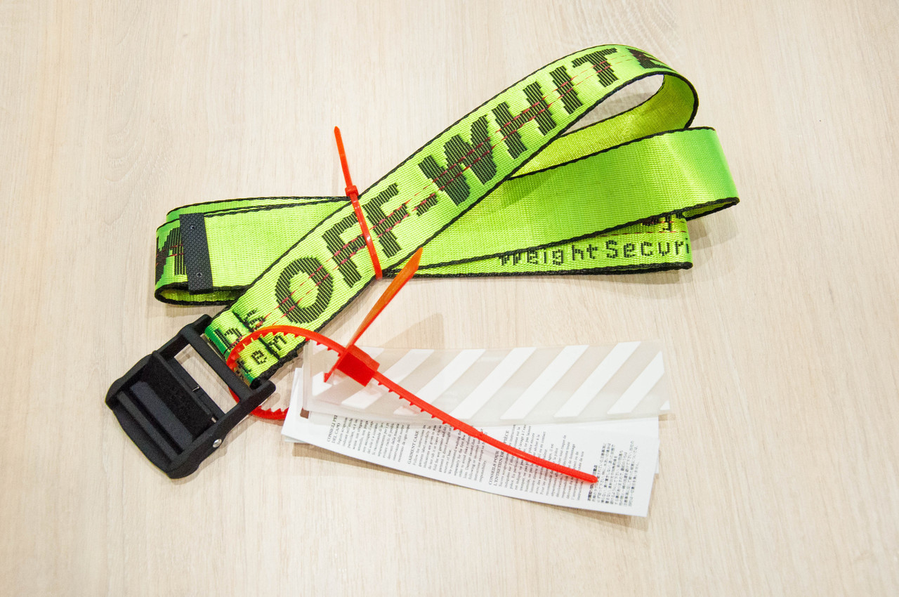 Ремінь Пояс Off White Original Belt Зелений 150 см