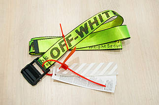 Ремінь Пояс Off White Original Belt Зелений 150 см, фото 3