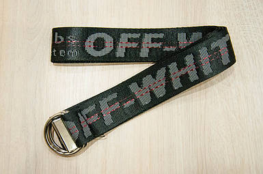 Ремінь Пояс Off White Чорний 150 см