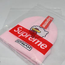 Стильна шапка Supreme/Суприм (унісекс)/Рожева, фото 5