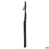 Розкладний стілець Джокер чорний пвх-сірий для саду та пікніка, фото 8