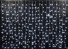 Xmas Гірлянда Водоспад Білий 240 LED (прозорий провід,2.5*1.5), фото 2