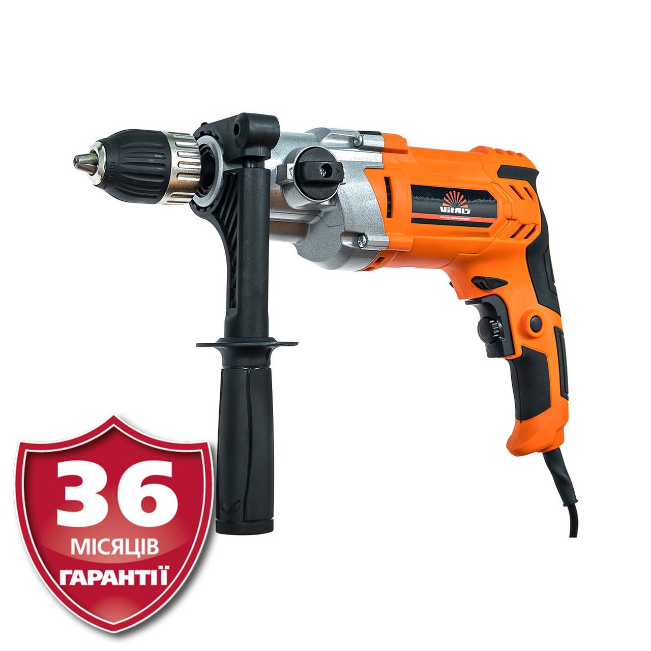 Дриль ударний 1200 Вт, Латвія Vitals Master Et 21200GNadk