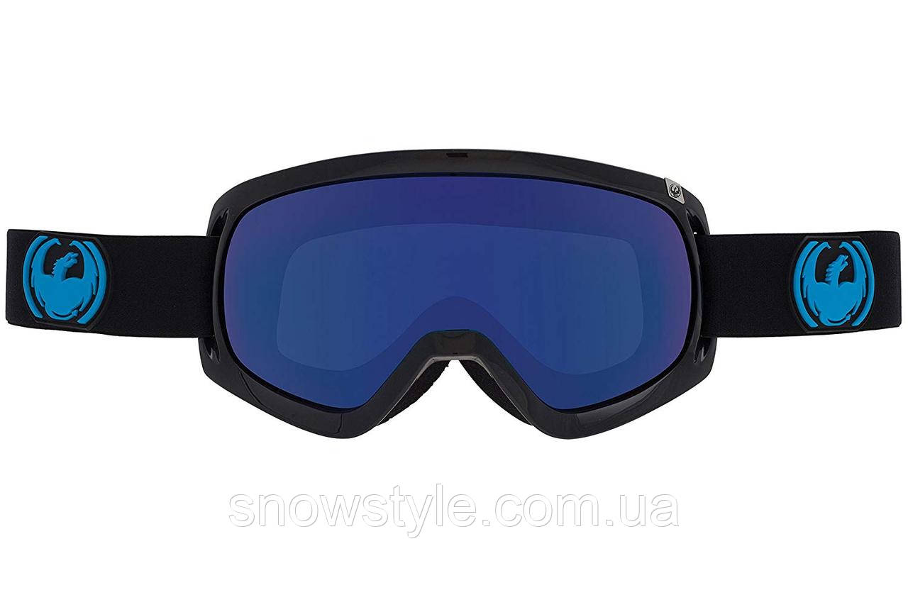 Гірськолижна маска Dragon Alliance D3 OTG Jet 2 Лінзи Dark Smoke Blue Ionized/Yellow Red Ionized, фото 1