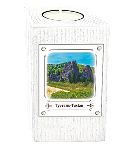 Еко-підсвічник. Сколе "Наскельне місто-фортеця "Тустань""