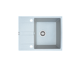 Кухонна мийка гранітна Borgio PRC-650x500 сірий камінь