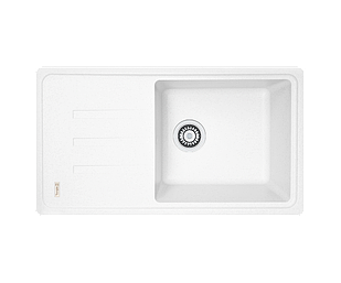 Кухонна мийка гранітна Borgio PRC-780х435 білий