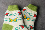 Вовняні шкарпетки дитячі зимові дитячі шкарпетки, 18-21 см, фото 2
