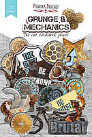 Набор высечек, коллекция "grunge&mechanics", 77шт для хобби и творчества Фабрика Декора
