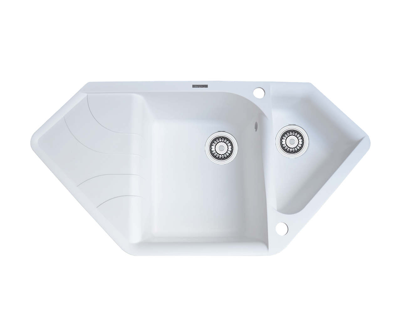 Кухонна мийка гранітна Borgio TRZ-1000x500 білий