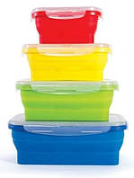 Набір силіконових складних контейнерів Preservation Box 5331, 4 шт