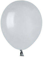 G 10"/70 пастель серый - Латексные шары круглые без рисунка