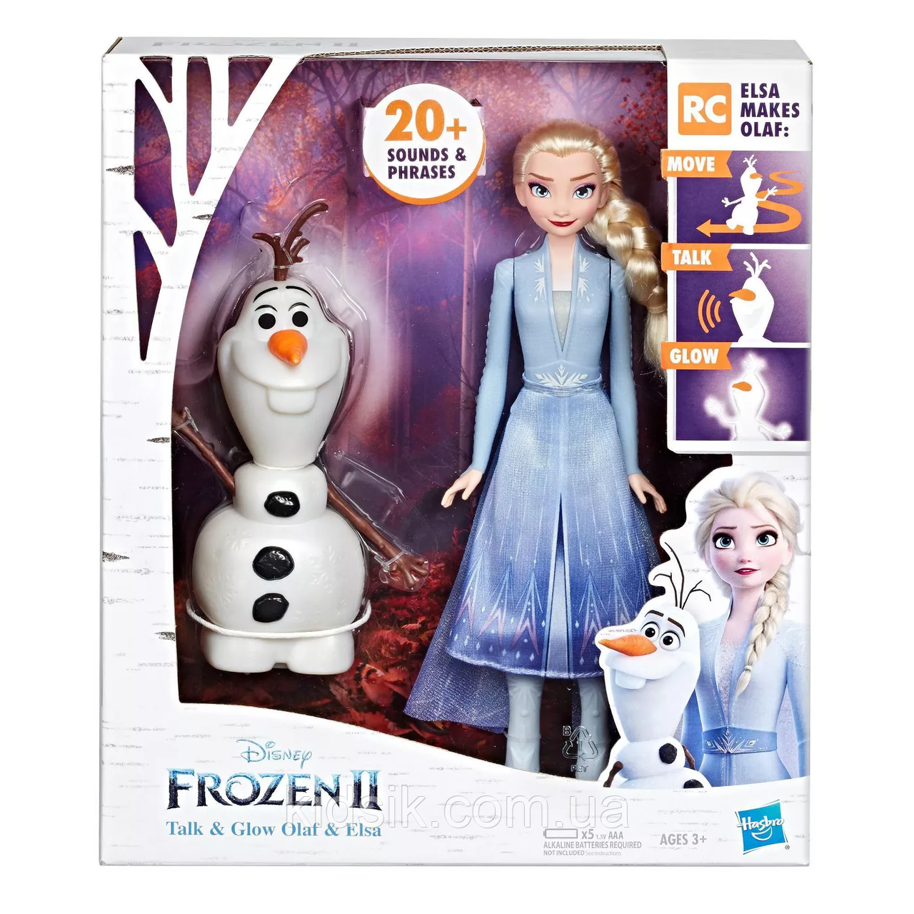 Інтерактивна іграшка лялька Ельза і Олаф ― Холодне серце 2 Дісней Disney Frozen