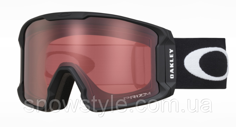 Гірськолижна маска Oakley Line Miner L (XL) Matte Black Лінза Prizm Rose