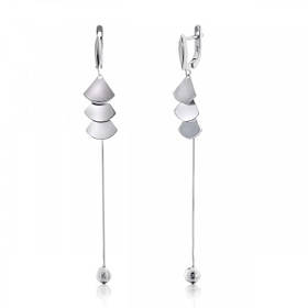 Сережки срібні жіночі 925 проби, сережки зі справжнього срібла для дівчини