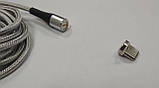Магнітний дата кабель та для швидкої зарядки KUULAA USB Type-C 3A QC 3.0 довжиною 2 м, фото 9