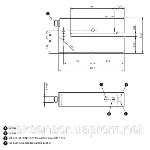 Купить Щелевой датчик для обнаружения этикеток, ультразвуковая эмиссия ...