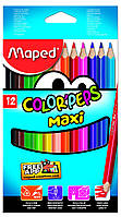 Олівці кольорові 12кол. Maped Color Peps Maxi 834010