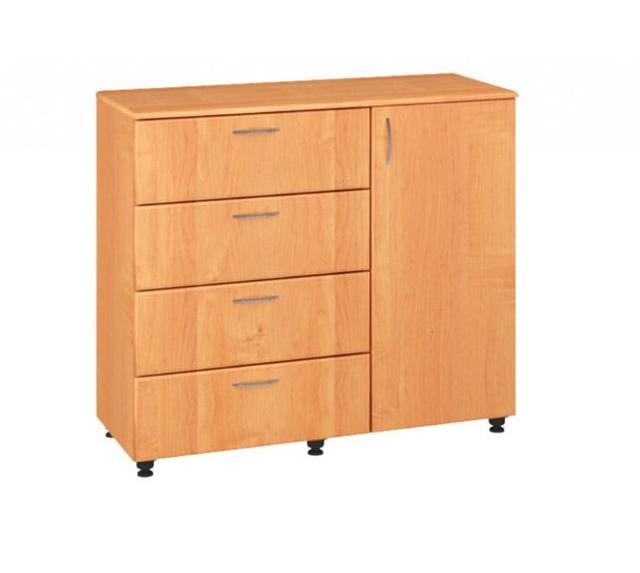 Комод К-4+1 МДФ Ольха