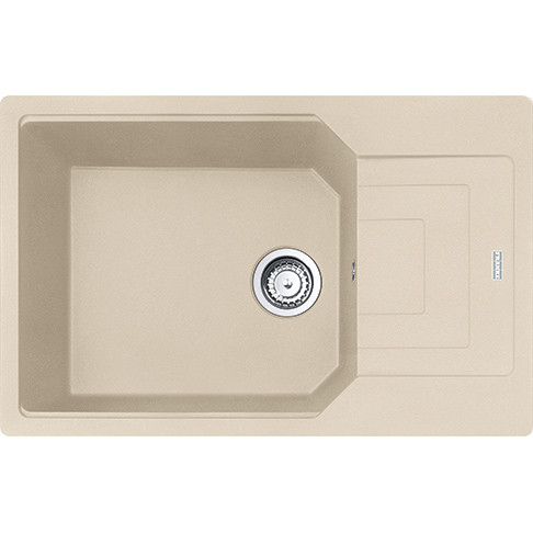 Кухонна мийка Franke Urban UBG 611-78 XL Бежева, гранітна врізна оборотна, коландер у комлекті