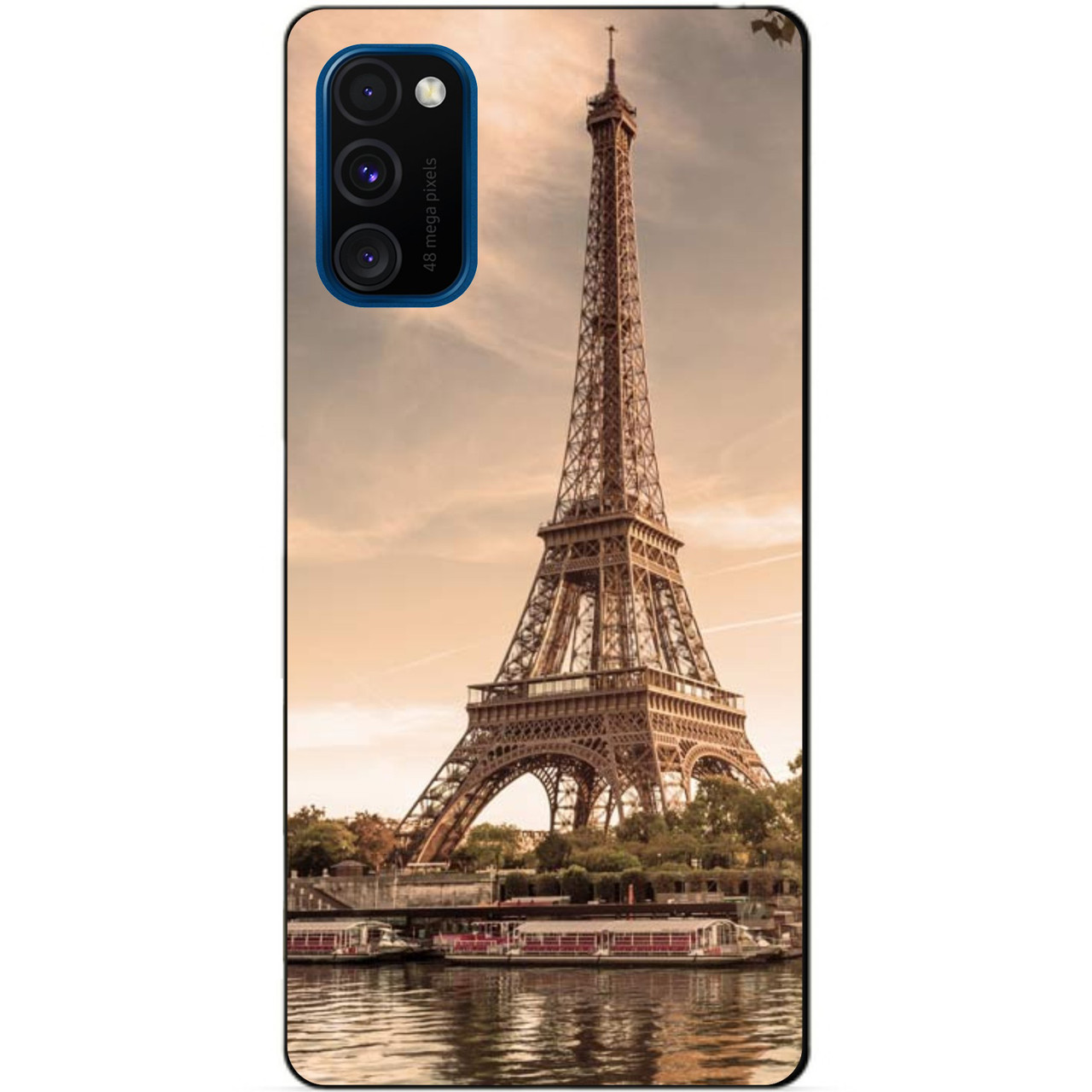 Силіконовий бампер чохол для Samsung M30s 2019 Galaxy M307f з малюнком Париж