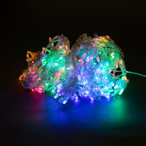Гірлянда новорічна світлодіодна Multi Function 100 LED різнокольорове світло, фото 1
