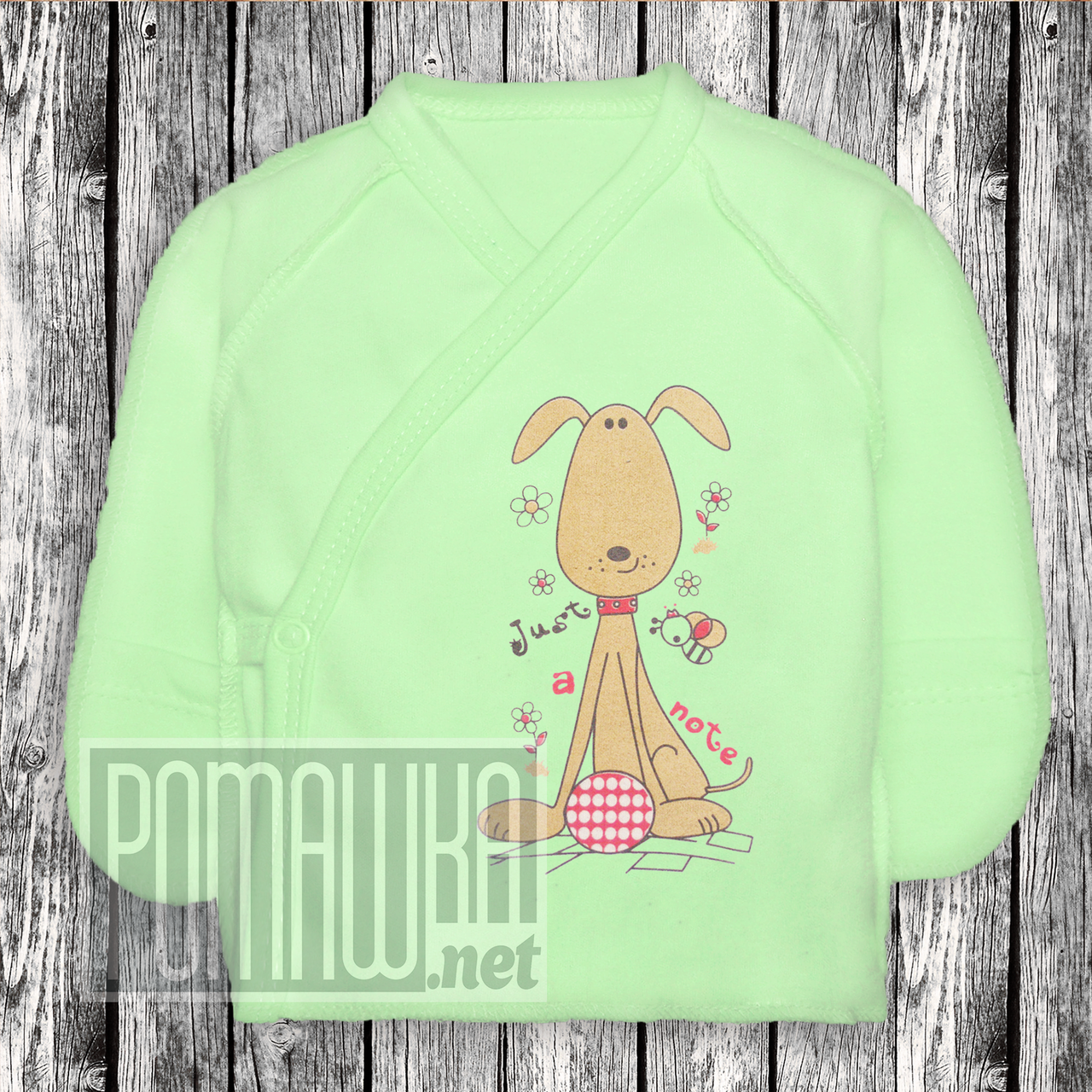 Тепла сорочечка р 56 0-1 місяць для малюків у пологовий будинок зовнішні шви з царапками начосом ФУТЕР 3177 Б