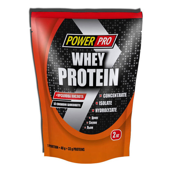 Сироватковий протеїн Whey Protein Power Pro 2 кг шоконатс