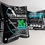 Зубний порошок dr.FO для відбілювання зубів кокосовим вугіллям і бамбукова щітка виробництво США Оригінал, фото 3