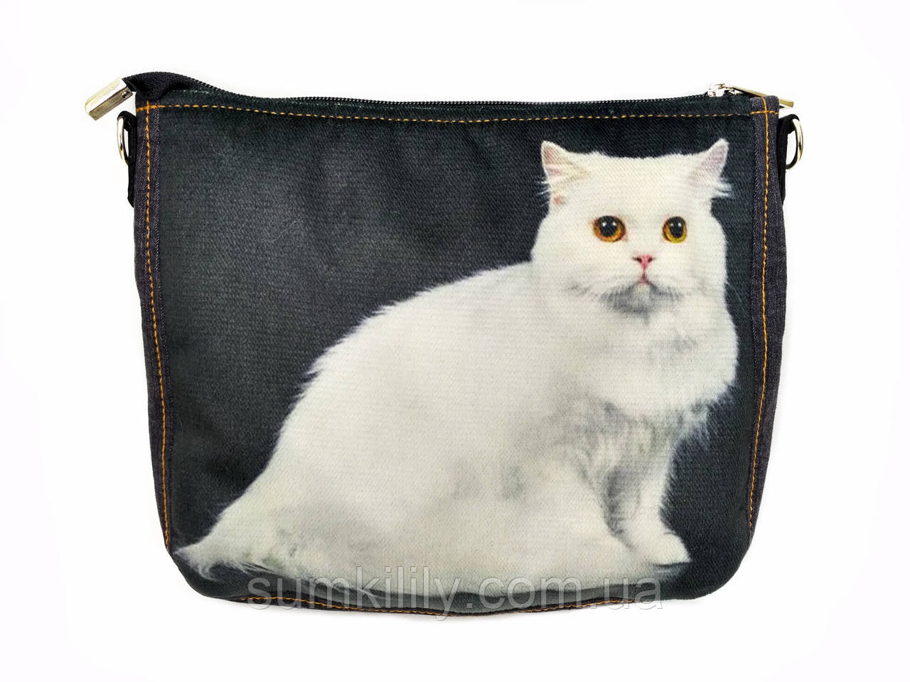 Джинсова сумка АНГОРА, фото 1