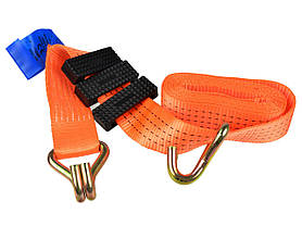 Ремені 3-точкові 3 м 4 т 50 мм для евакуатора Geko G02352, фото 4