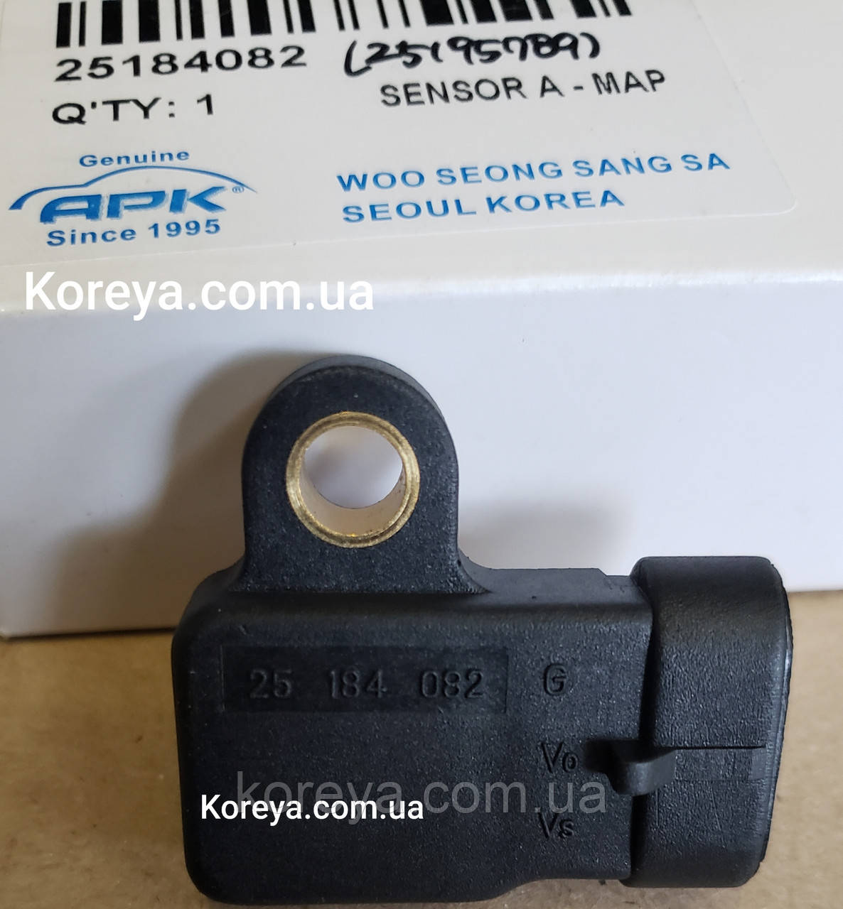Датчик абсолютного тиску Лацеті 1.8 LDA APK 25184082, фото 1
