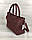 Стильна молодіжна сумка Сагари бордового кольору, фото 2