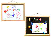 Дошка для крейди та маркеру 40*50см магнітна ROSA Talent сосна GPТ50083140