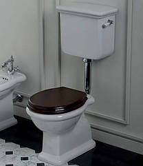 Унітаз з бачком на трубі сидіння дерево Simas Lante LA02