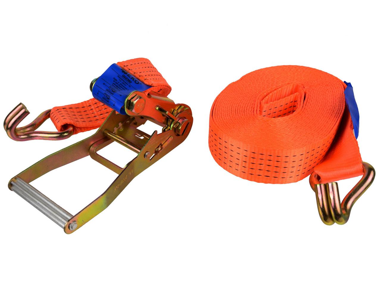 Транспортувальний ремінь із храповим механізмом 10 м 5 т 50 мм Geko G02360