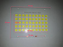 Світлодіод 30 ватт під драйвер 30-36V Led 50шт. SMD5054 LED 30w 32V 80х61мм.