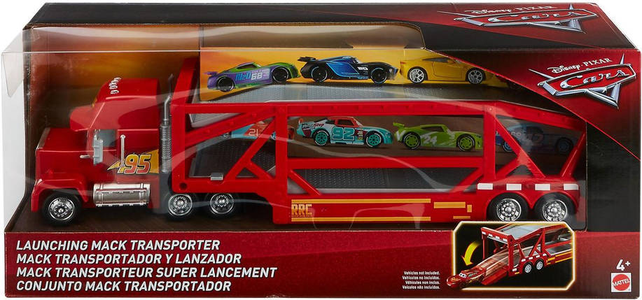 Тачки 3 Трейлер Мак Вантажівка (Disney/Pixar Cars Launching Mack Transporter Vehicle), фото 1
