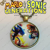 Прикраса на шию Сонік і Маріо - "Sonic&Mario"