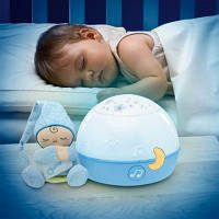 Ночник проектор первые грезы голубой First Dreams Chicco 24272