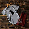 Cпортивні чоловічі шорти та футболка з Вовком/ Літні комплекти для чоловіків, фото 9